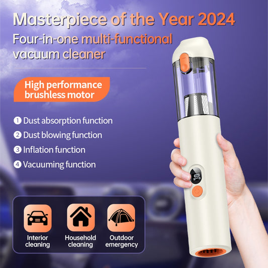 Ebooine Car Vacuum Portable, Handheld Vacuum Cleaner Cordless 14000Pa 4-in-1 Small Vacuum