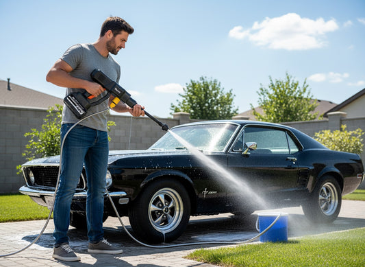 Ebooine Cordless Pressure Washer 816 PSI | 4.0Ah Battery & 6-in-1 Nozzle