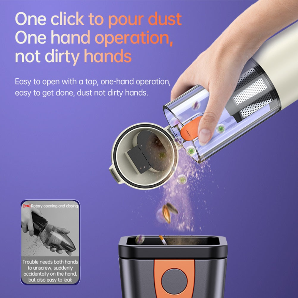 Ebooine Car Vacuum Portable, Handheld Vacuum Cleaner Cordless 14000Pa 4-in-1 Small Vacuum