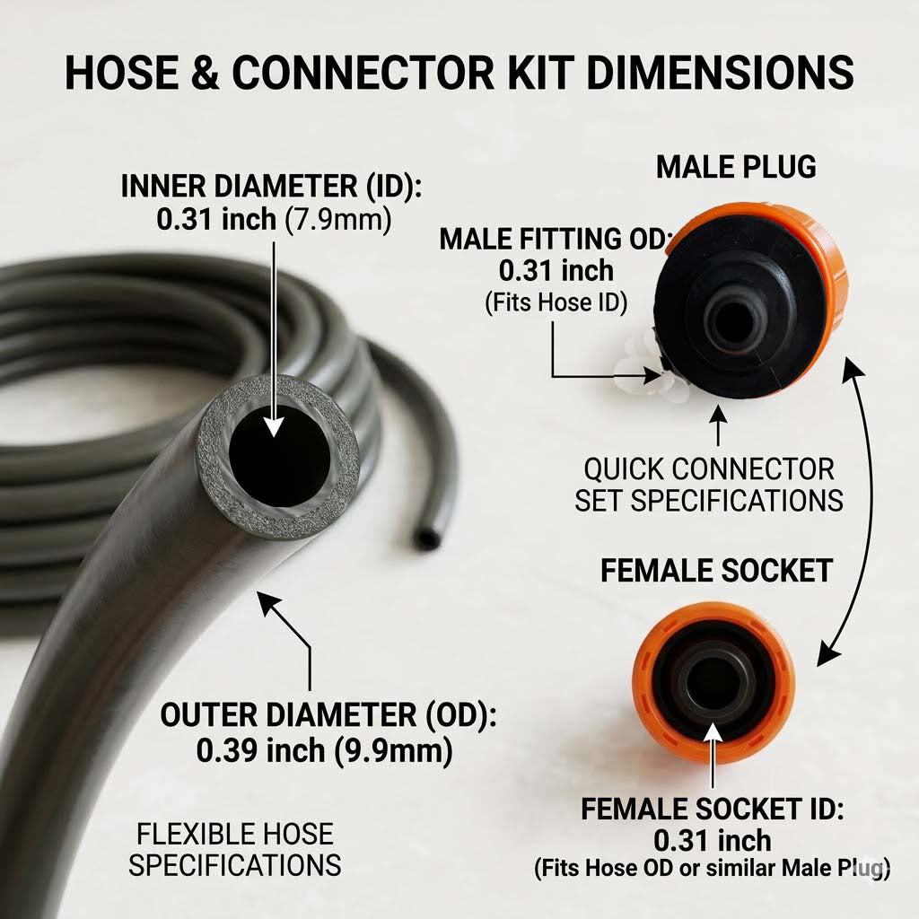 Ebooine Standard Pressure Washer Hose