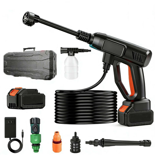 Ebooine Cordless Pressure Washer 816 PSI | 4.0Ah Battery & 6-in-1 Nozzle